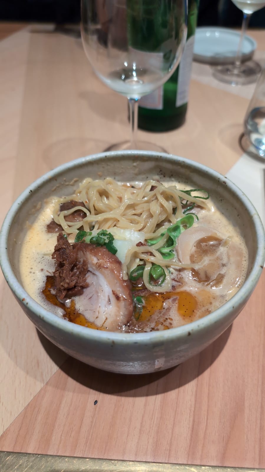 A rich triple-chashu tori paitan at Casa Ramen Super in Milan